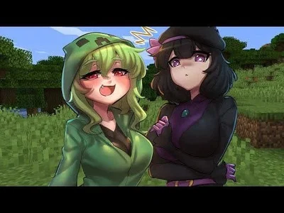 minecraft but all mobs are monster-girls
