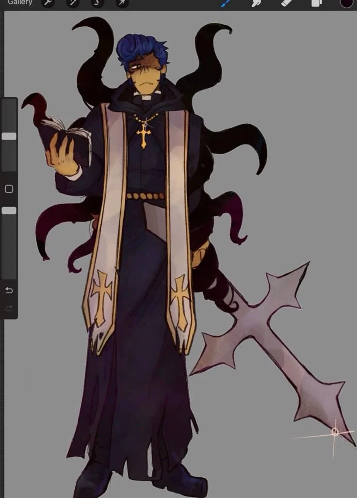 Wally Darling | Demon!Priest Wally