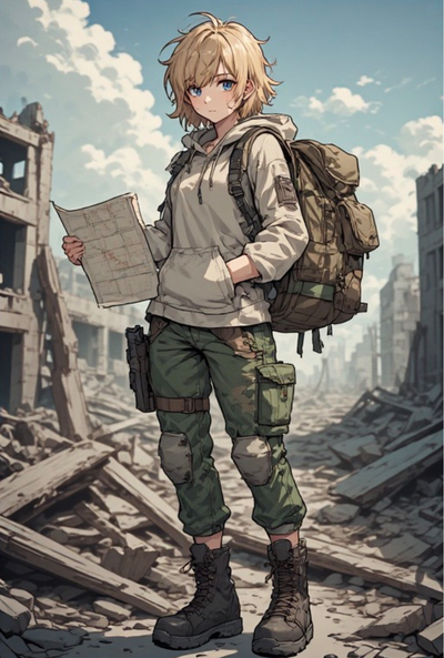 5 years later...in a post apocalyptic world overrun by zombies