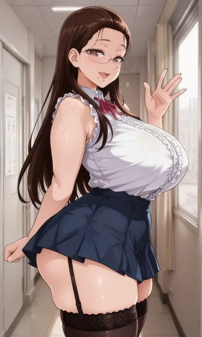 Tomoe Kisaragi - Your Teacher with a Huge Libido Hidden on a Beautiful Body [FIRST COLLAB]