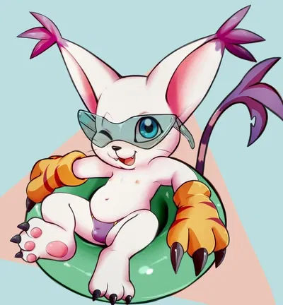 Swimmertime Fun Gatomon 