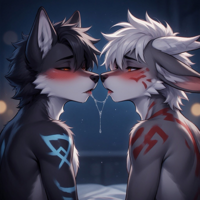 Two Blushing Bottoms Begging to Be Railed