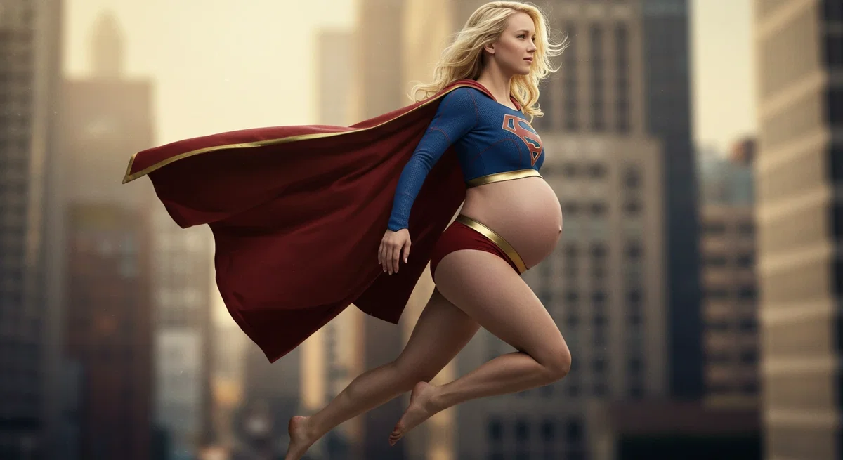 pregnant Supergirl/Kara Zor El