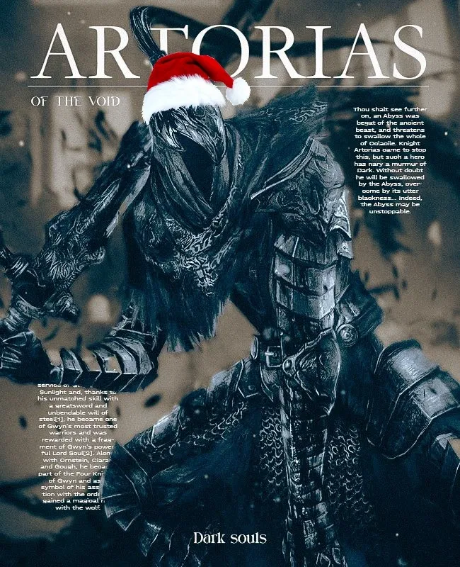 Knight Artorias the Abysswalker - Dark Souls 1 / DS1