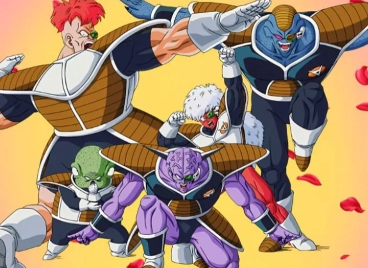 Ginyu force, Vegeta,krillin,Gohan [dragon ball z]