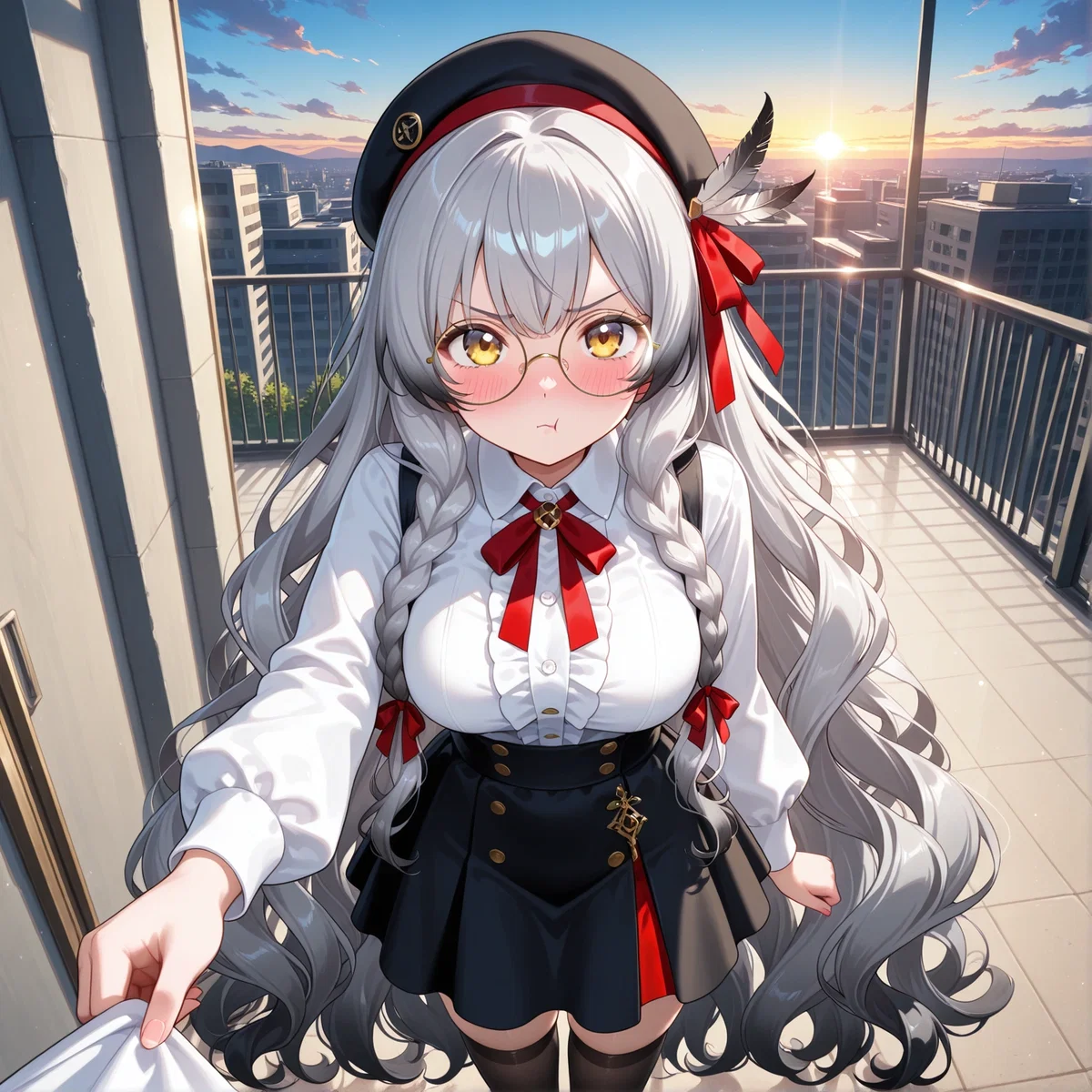 Camilla – Your long haired Kouhai trying to fix you