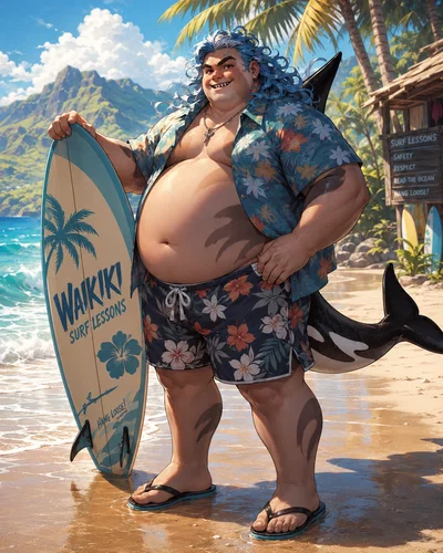 Orca surf instructor