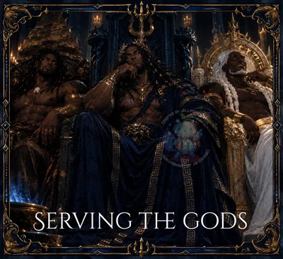 Island Pantheon: The Three Kings and the wine bearer