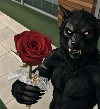 A werewolf wants to meet you 