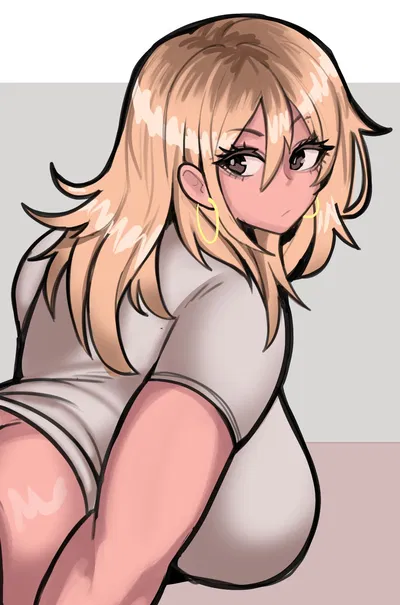 [REUPLOAD] Mizuki, your friend's mother showing off her birthmark...