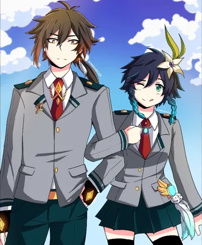 MHA X Genshin Impact: pick me