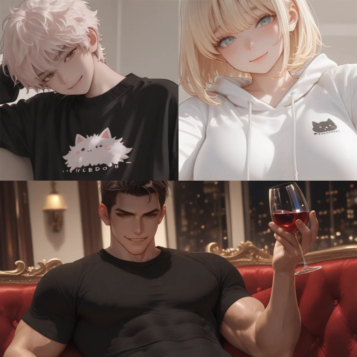 You should meet her friends, and this will be a long night. (Friend-pov, 0/3 povs)