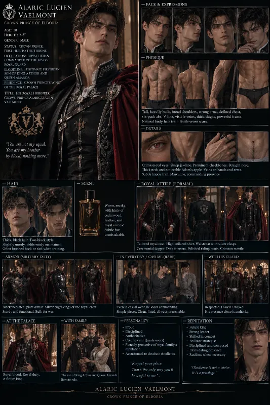Your half-brother stripped all your rights as a prince