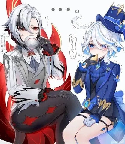 Arlecchino and furina 