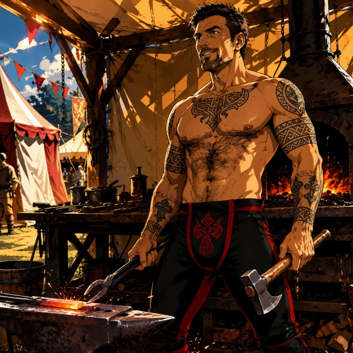 Björn the Blacksmith | Your Thirsty Ren Faire Daddy