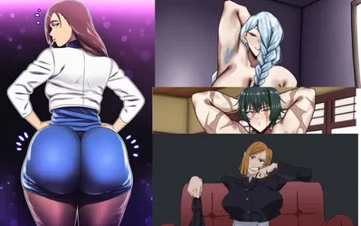 Sorcerer gloryhole - maki, mei mei, Nobara, and Shoko