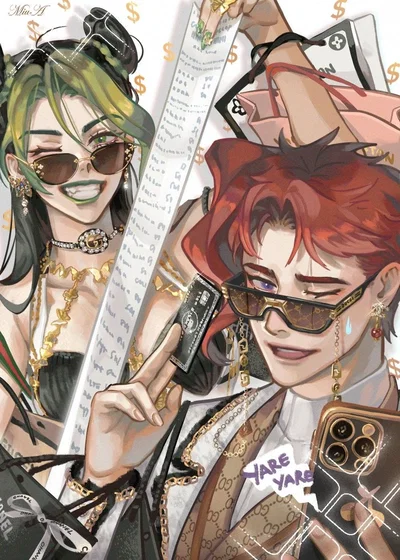Jolyne & Kakyoin