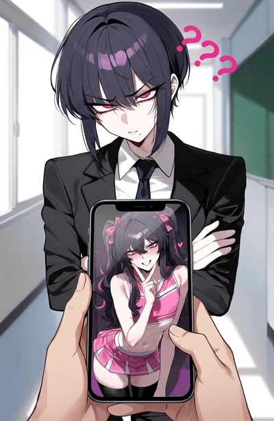 Yuta Hiragi - The grumpy teacher who is secretly a popular femboy on the internet