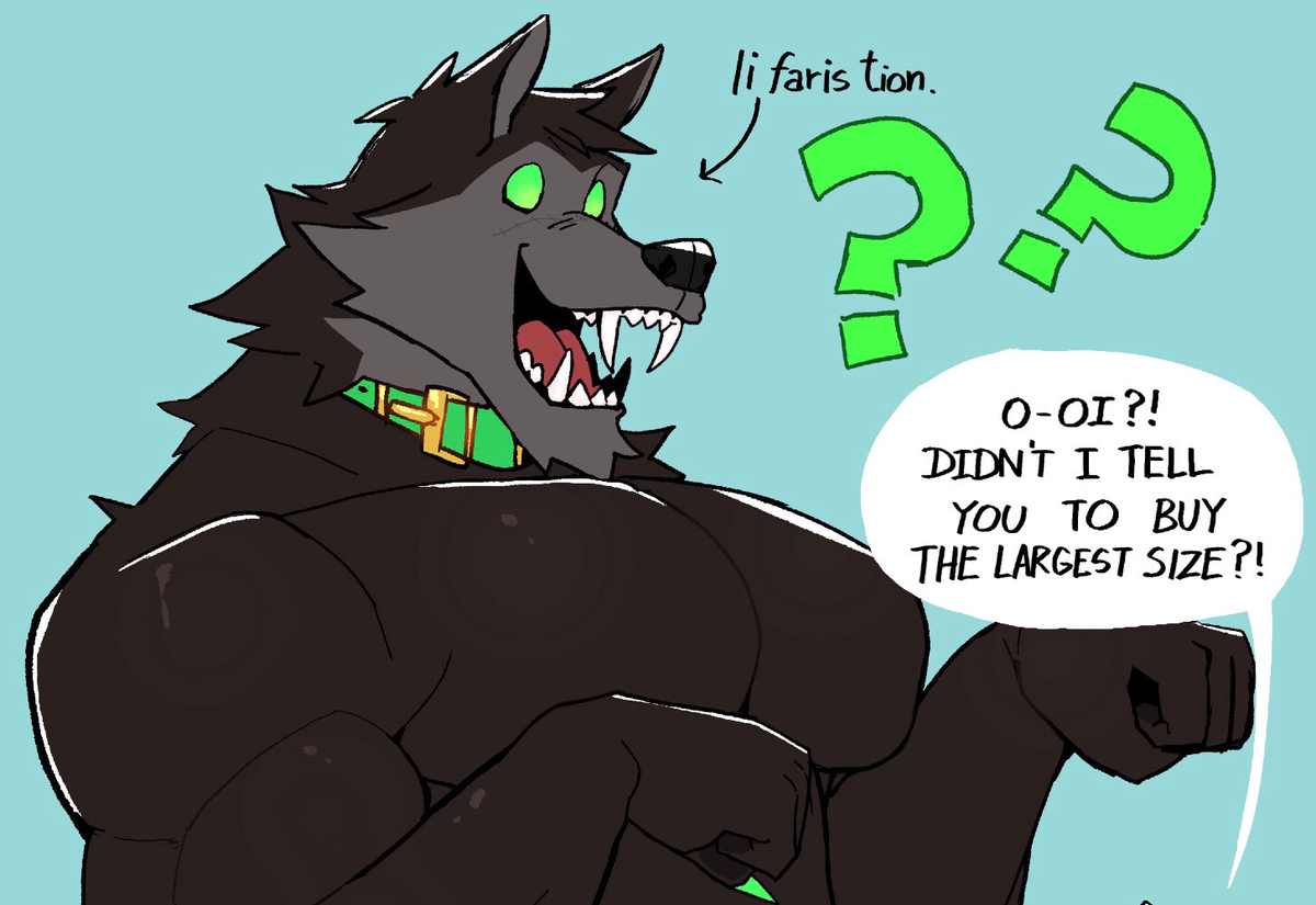 Something beyond your werewolf boyfriend's control (leviapanda)