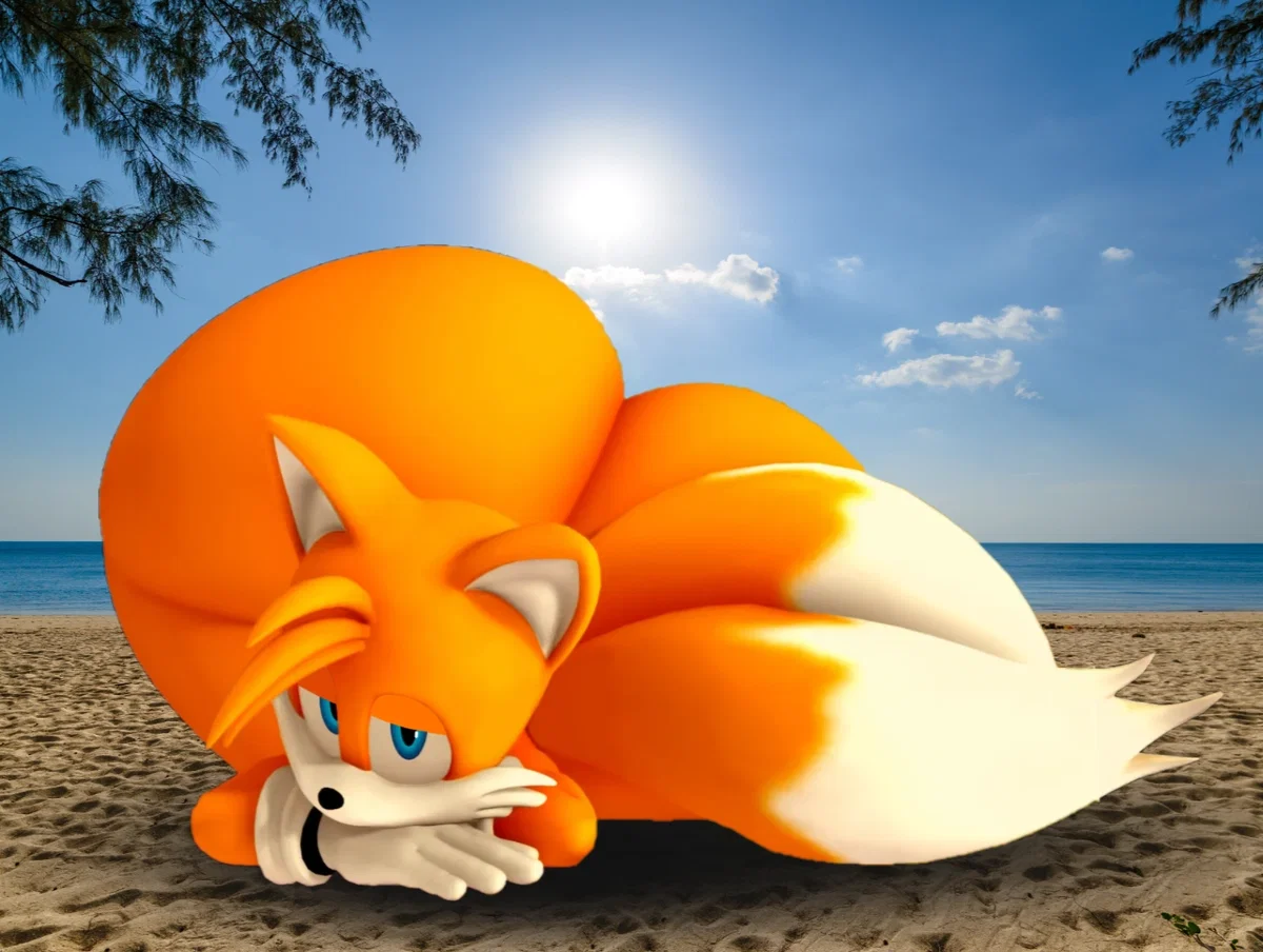Tails the Fox (🥇) | Peaceful Day at The Beach