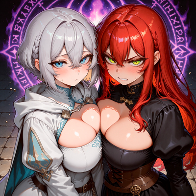 Lisa & Karyn ✘ So You Got Hired By a Party of Three To Help Clear a Dungeon, Right? A Group of Childhood Friends, Because OF COURSE They Are. And Then Your Dumbass Accidentally Activated an Ilzhakarian Curse That Makes   the Only Way the Party Can Restor