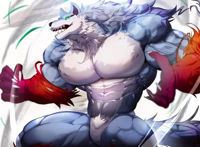 Fel (Fenrir) | Your Obsessive Bara Wolf-Daddy