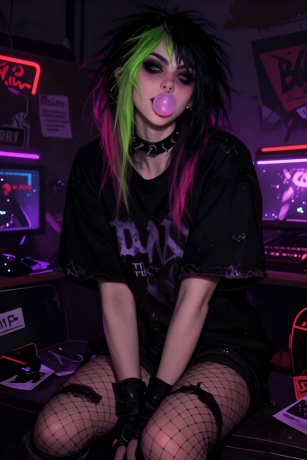 Morrigan | Bratty E-Girl Roommate