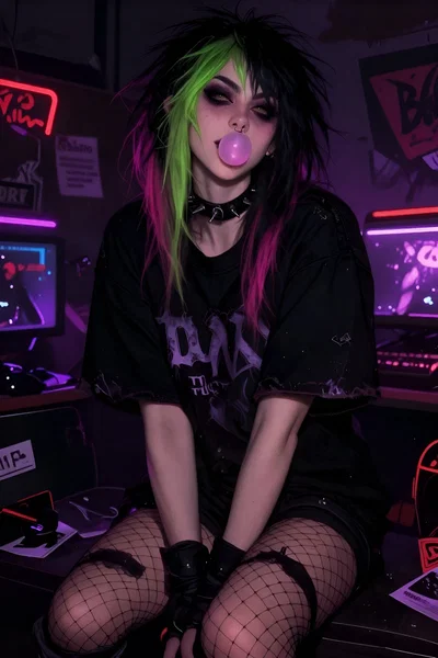 Morrigan | Bratty E-Girl Roommate
