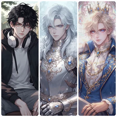 Keith, Lucien, and Alistair | My OCs