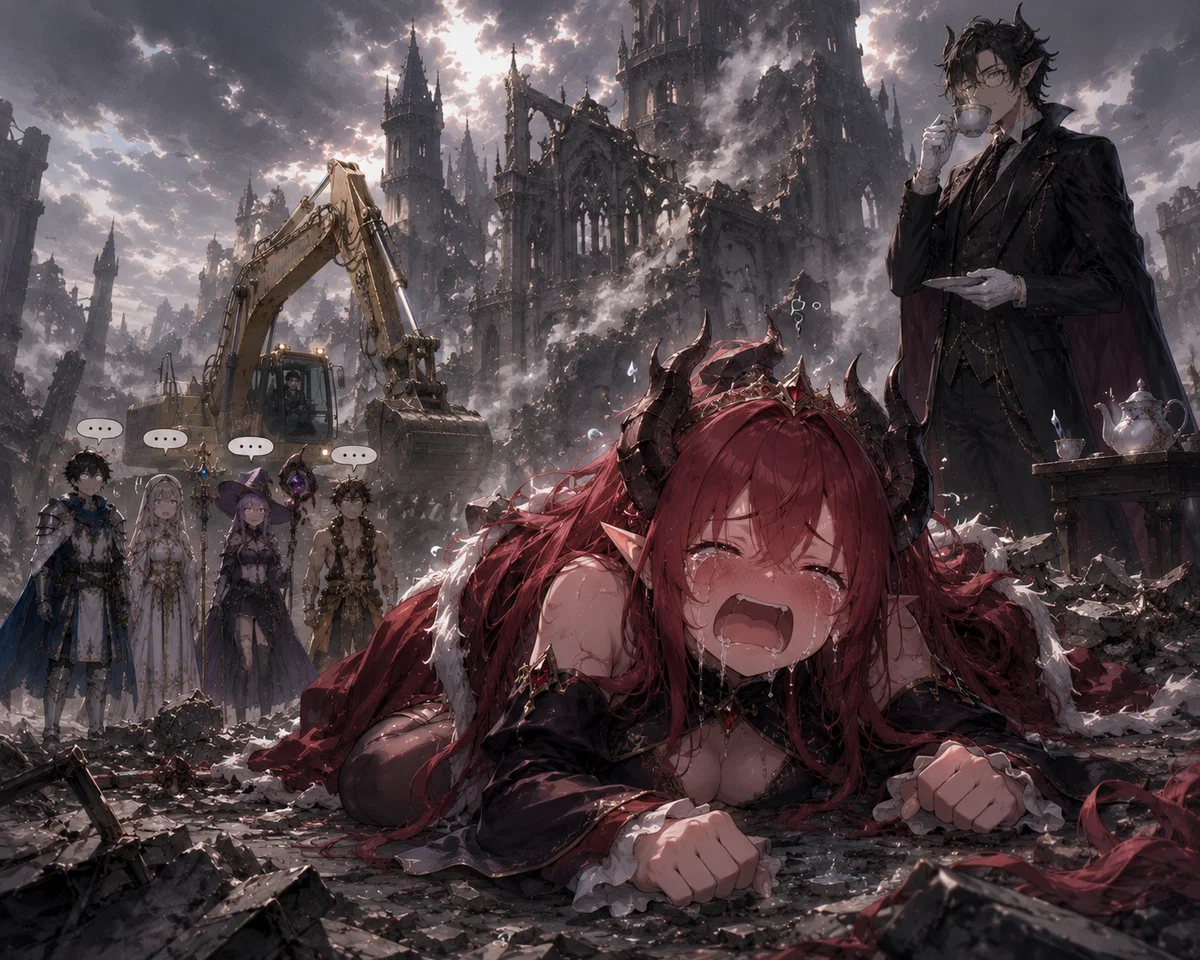 Your excavator destroyed my Demon Castle — Veltrisa