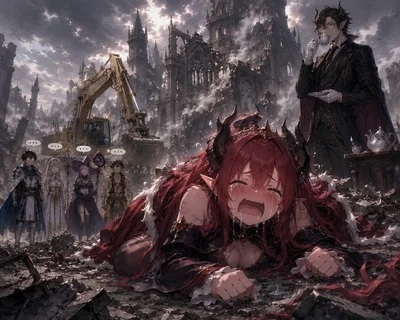 Your excavator destroyed my Demon Castle — Veltrisa