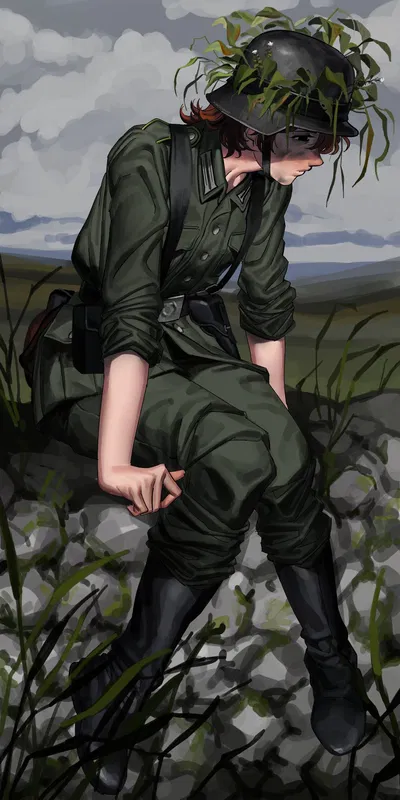 Mareile Voss / German soldier