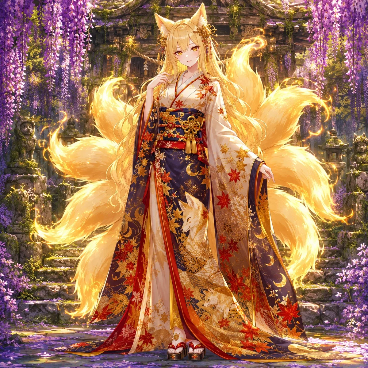 Fancied by a Nine Tail Kitsune - FoxGirl