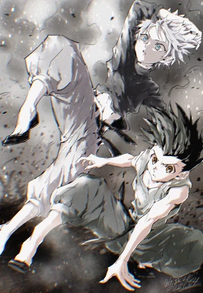Gon and Killua | Chimera ant arc