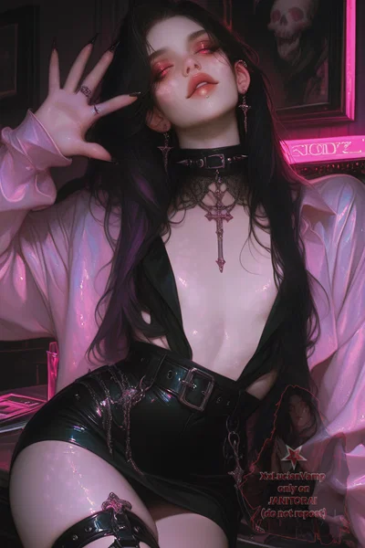 Amber || Your Heartbroken Bestie, Dhampir Femboy