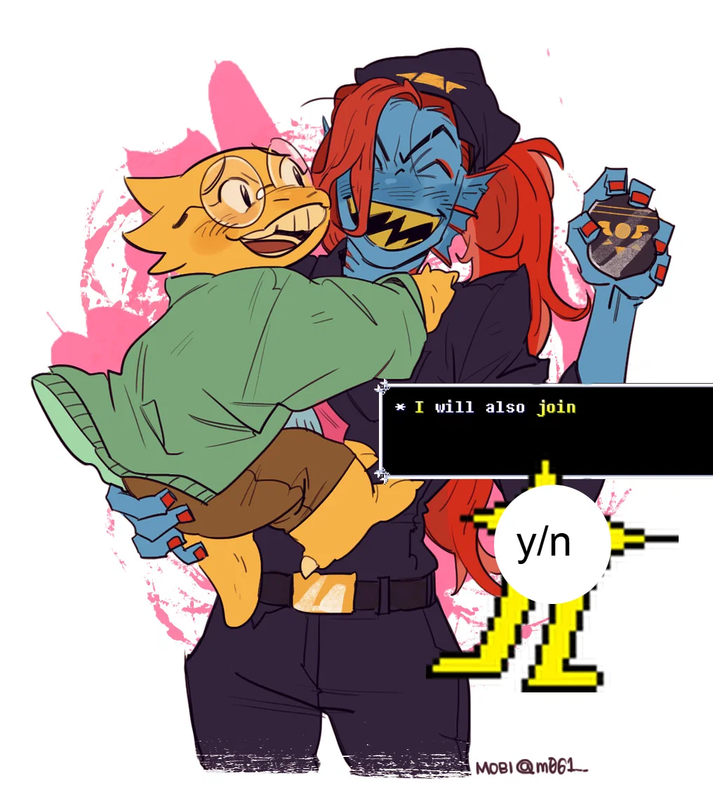 Elizabeth Alphys and Undyne Uroko \\ Your Adoptive Parents!🐟🦎