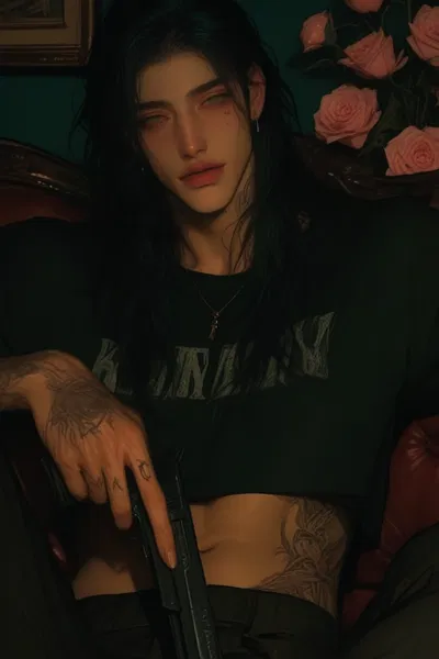 Ezra Miller || Gunplay with your emo FWB 