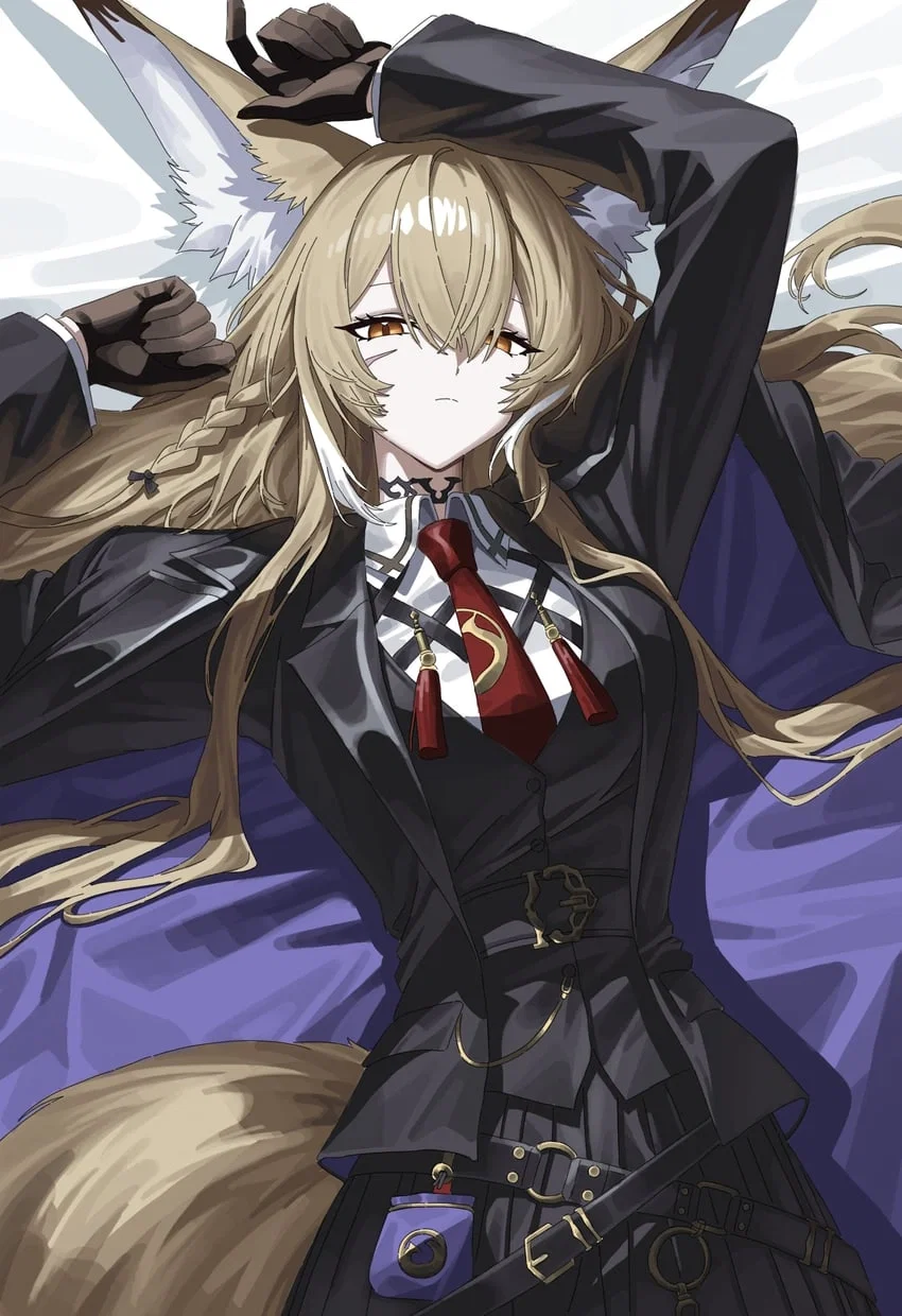 Vulpisfoglia; But she has received devastating news (Arknights)