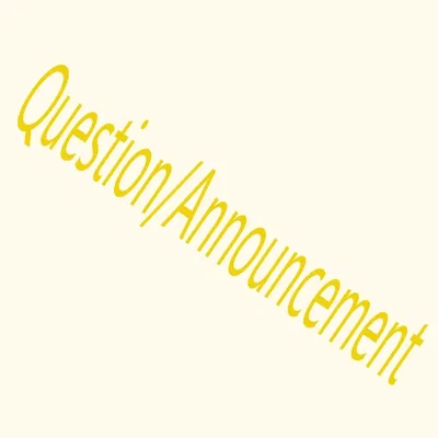 announcement
