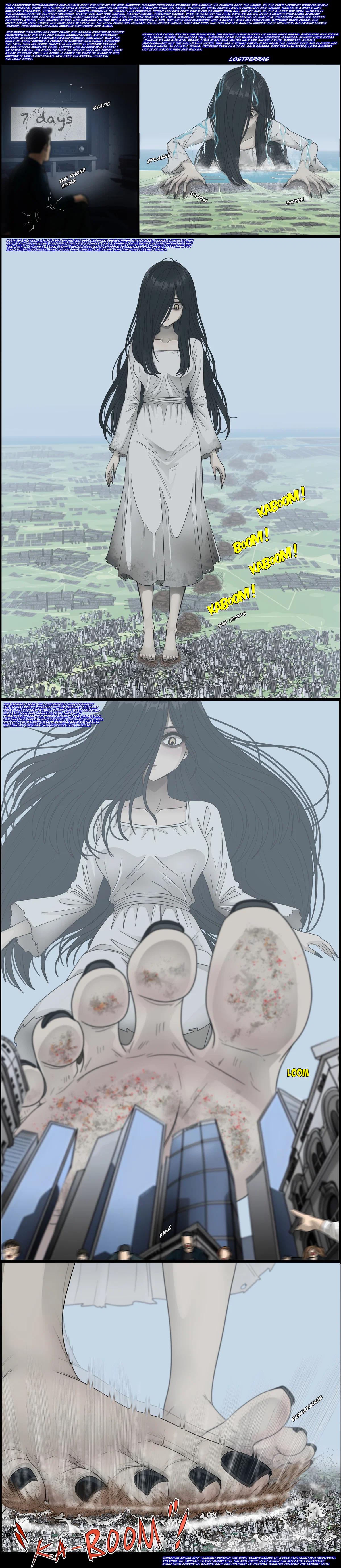 Sadako Yamamura (The Forgotten Tape: Giant Girl Feet)