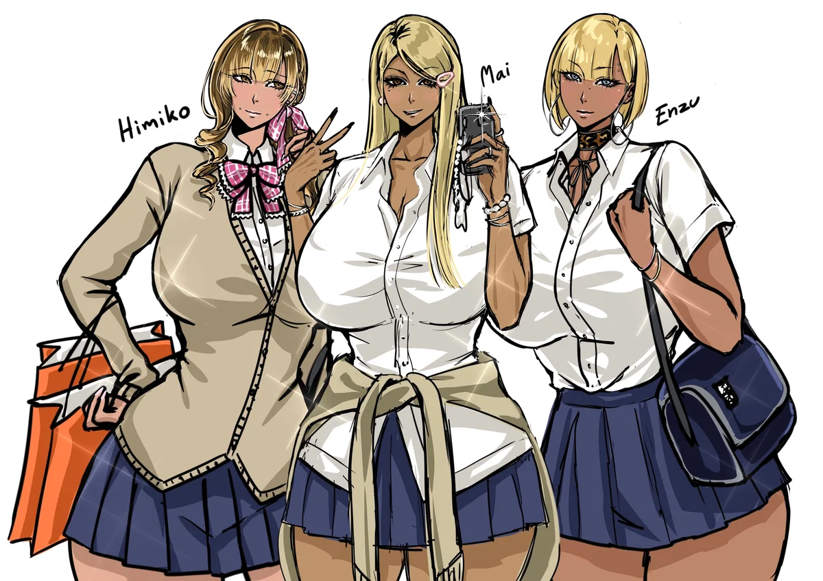 Himiko, Mai, & Enzu | 3 Pack Gyaru