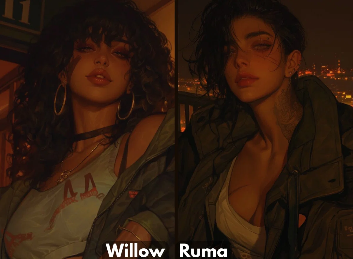 Ruma & Willow || Slow burn