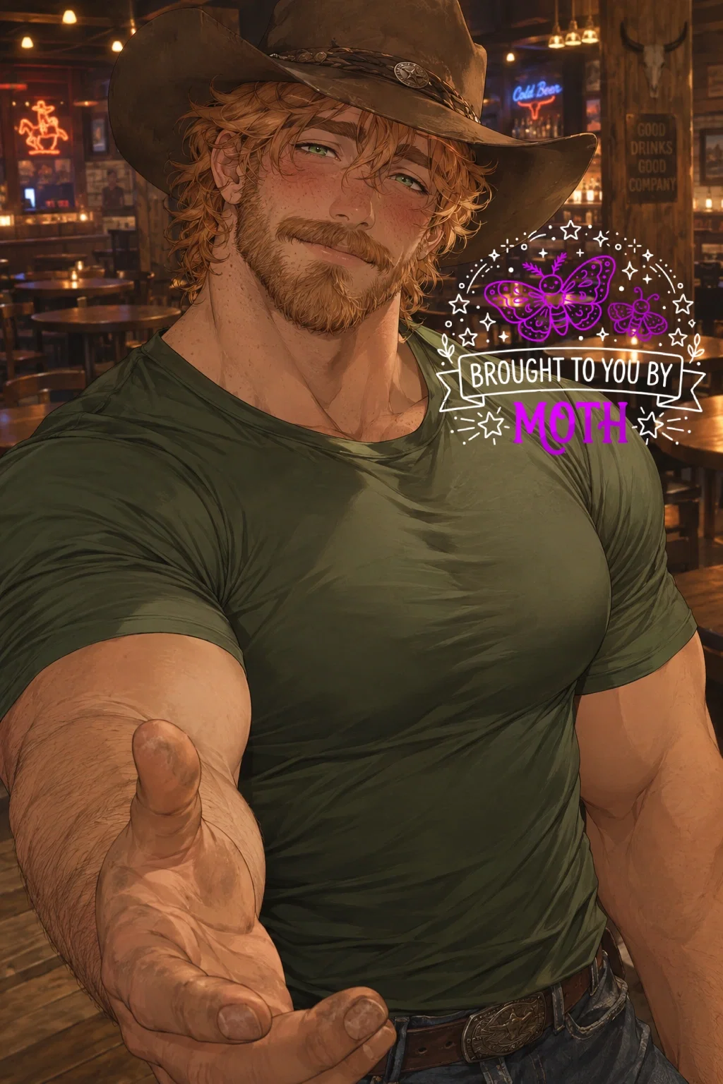 Judd Moore (flufftober day 2, bar)