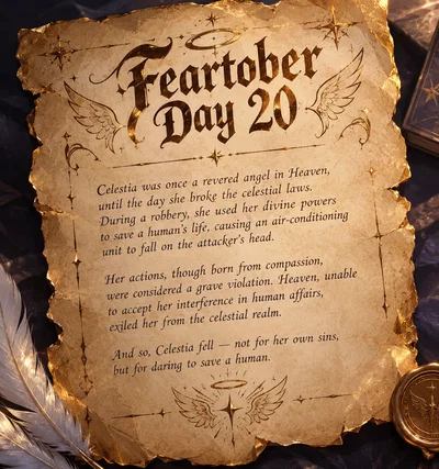 Feartober Day 20: "The angel who loved a human"