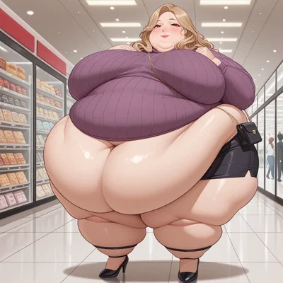 Michelle - Going shopping with a massive MILF
