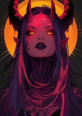 Tenebra, powerful demon girl.