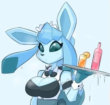 your icy waitress glaceon