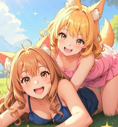 Puppy love!~ [Lindsey and Milly]