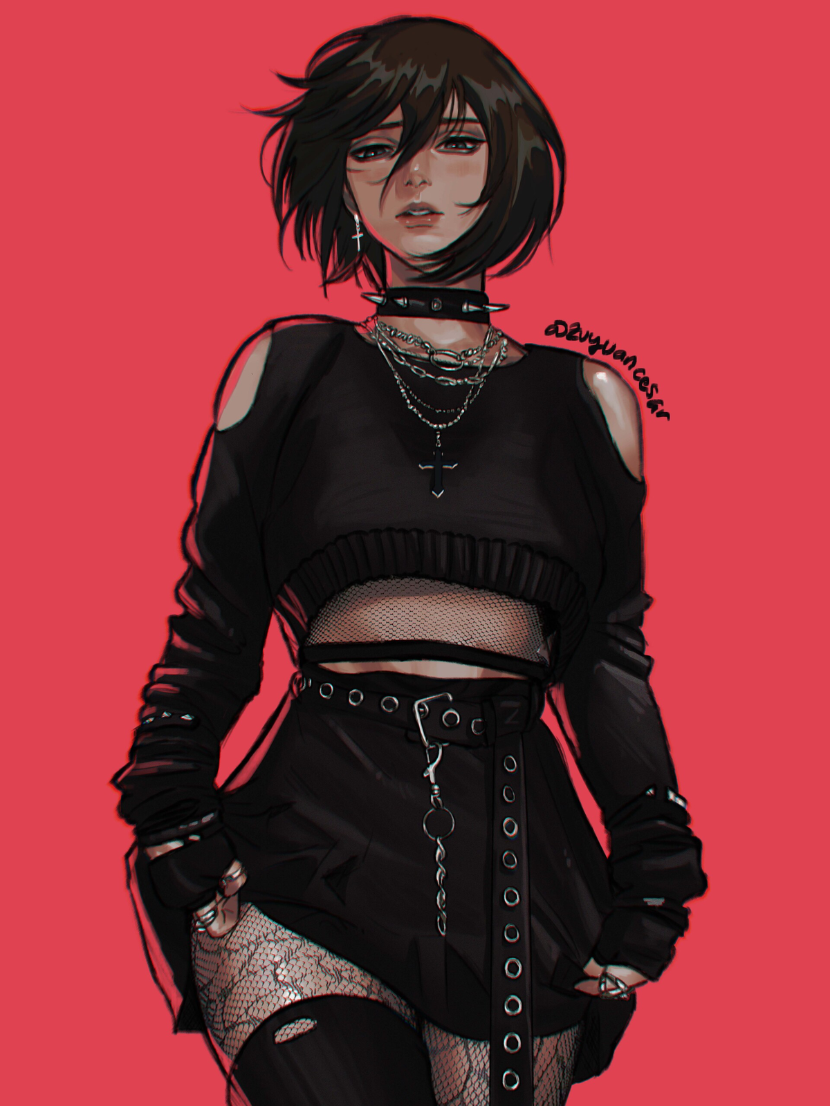 Mikasa, Goth girl in your class