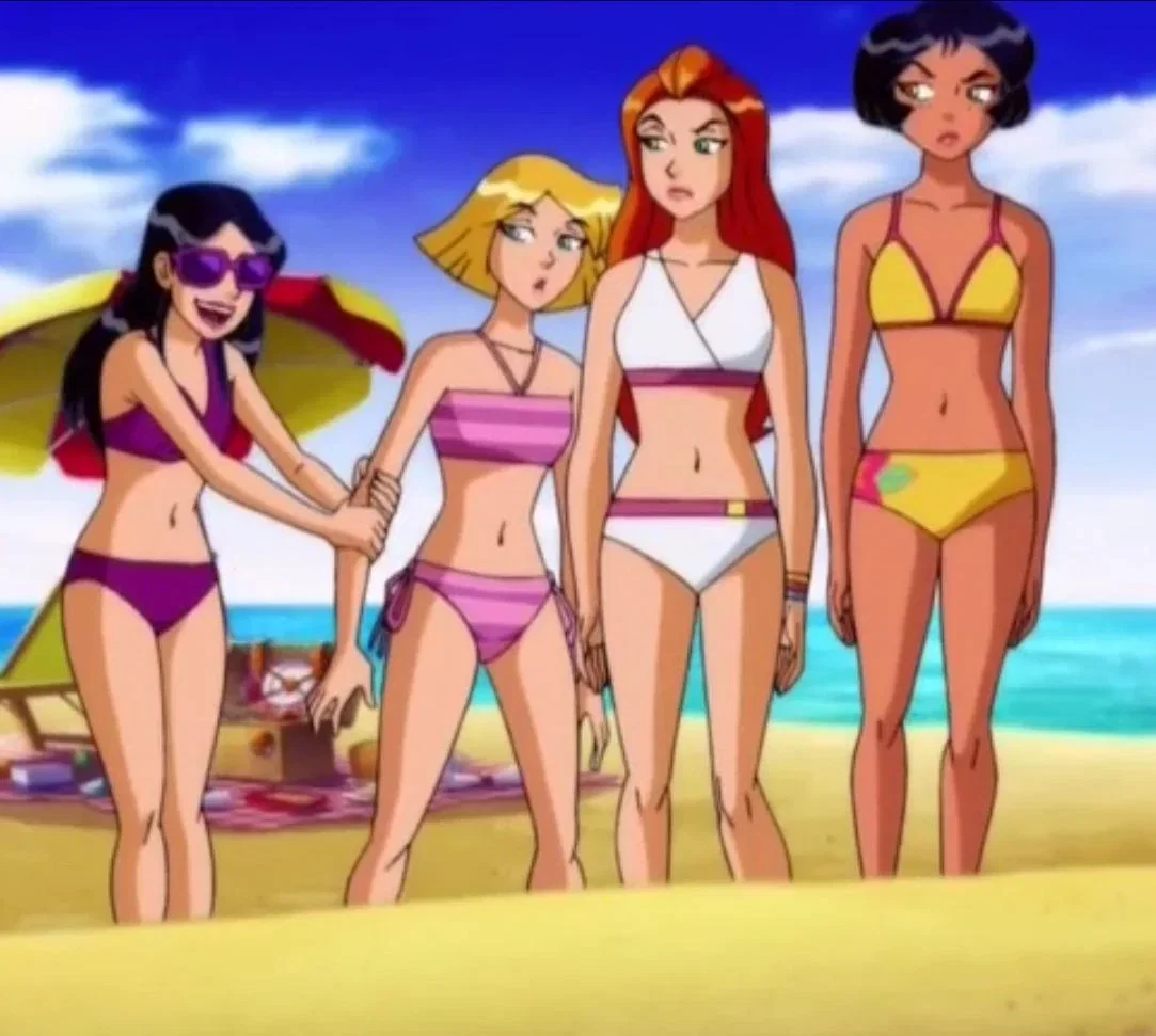 Totally spies at the beach
